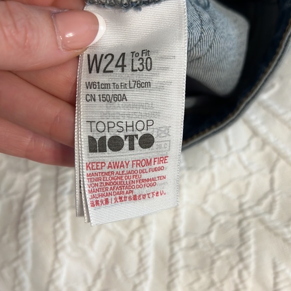 TopShop Jamie Jeans size 25 L 30 - Picture 3 of 3